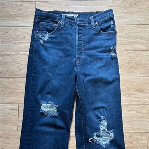 Levi’s Distressed Blue Jeans